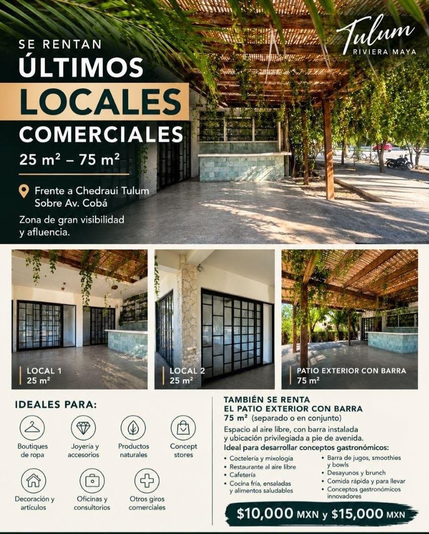 *ÚLTIMOS LOCALES EN RENTA*